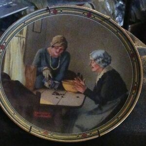 Vintage Norman Rockwell Decorative Plate